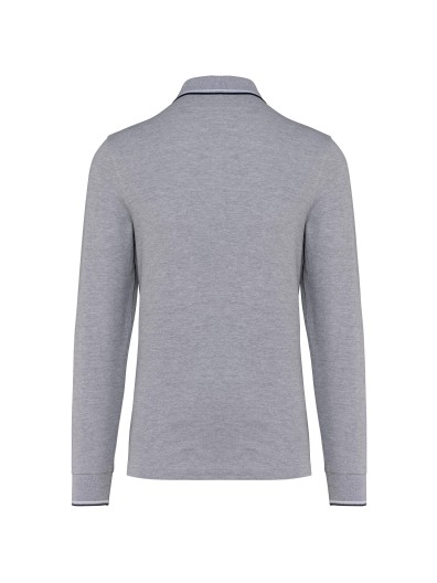 Polo malha piqué de manga comprida de homem - K280 Polo malha piqué de manga comprida de homem - K280