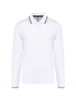 Polo malha piqué de manga comprida de homem - K280