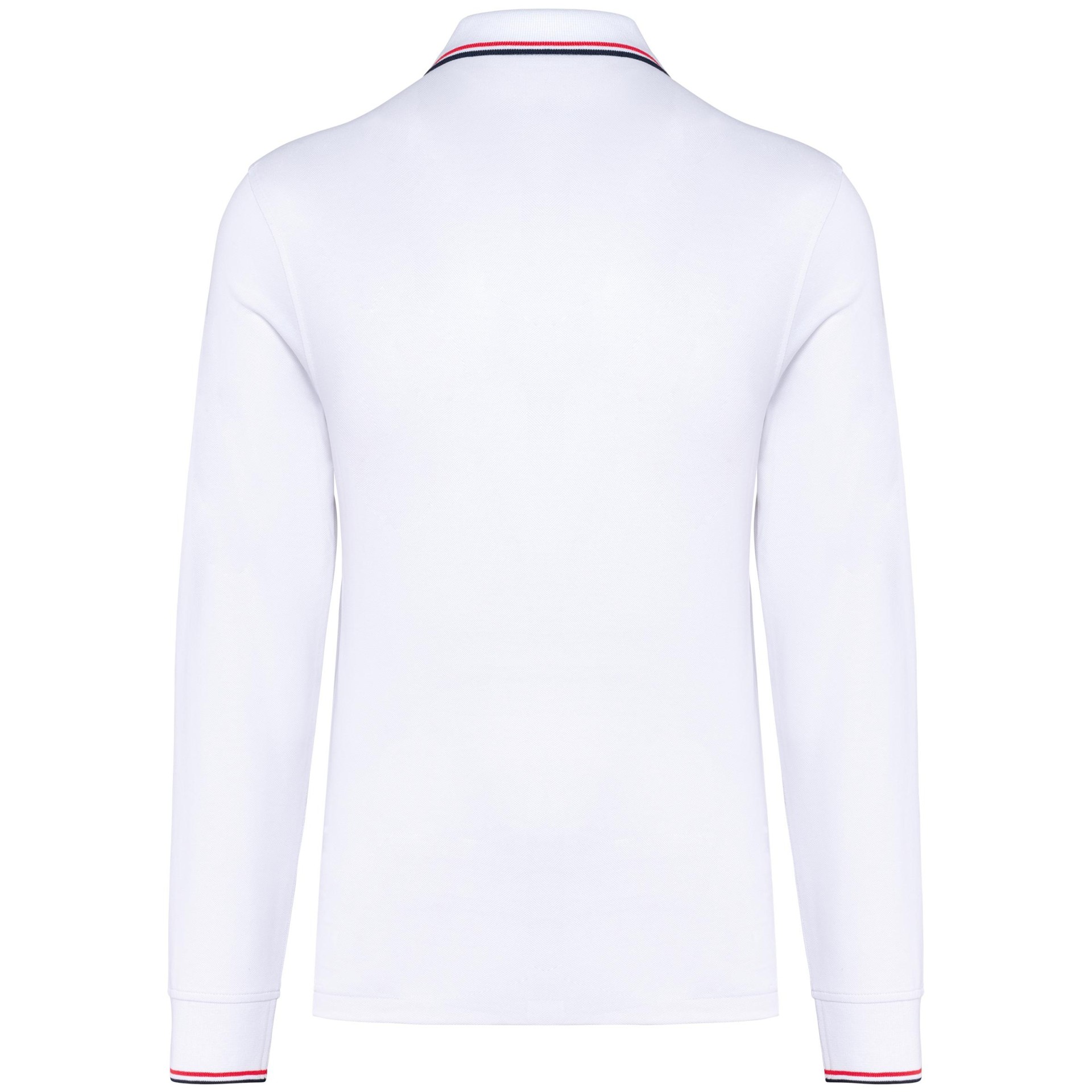 Polo malha piqué de manga comprida de homem - K280