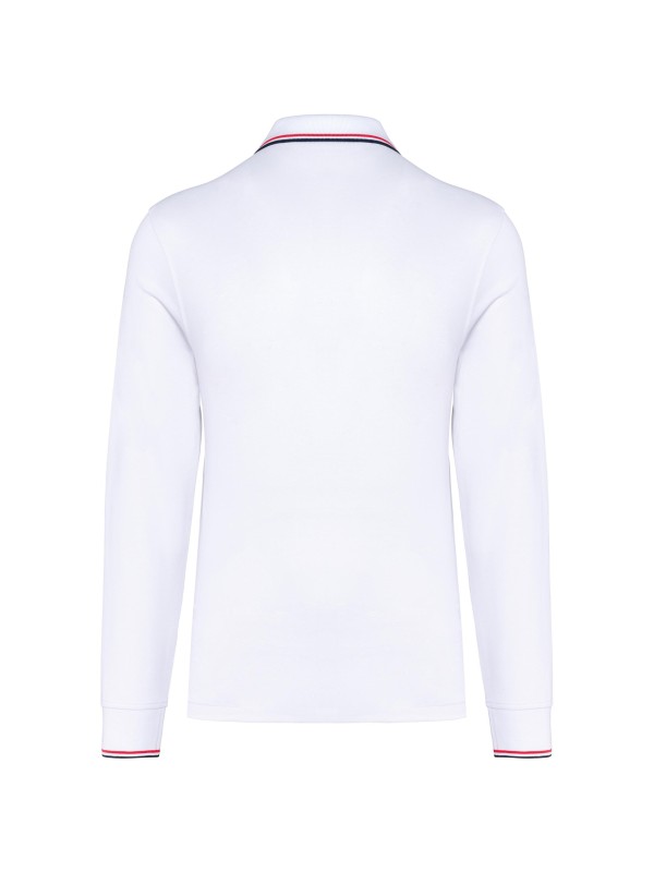 Polo malha piqué de manga comprida de homem - K280
