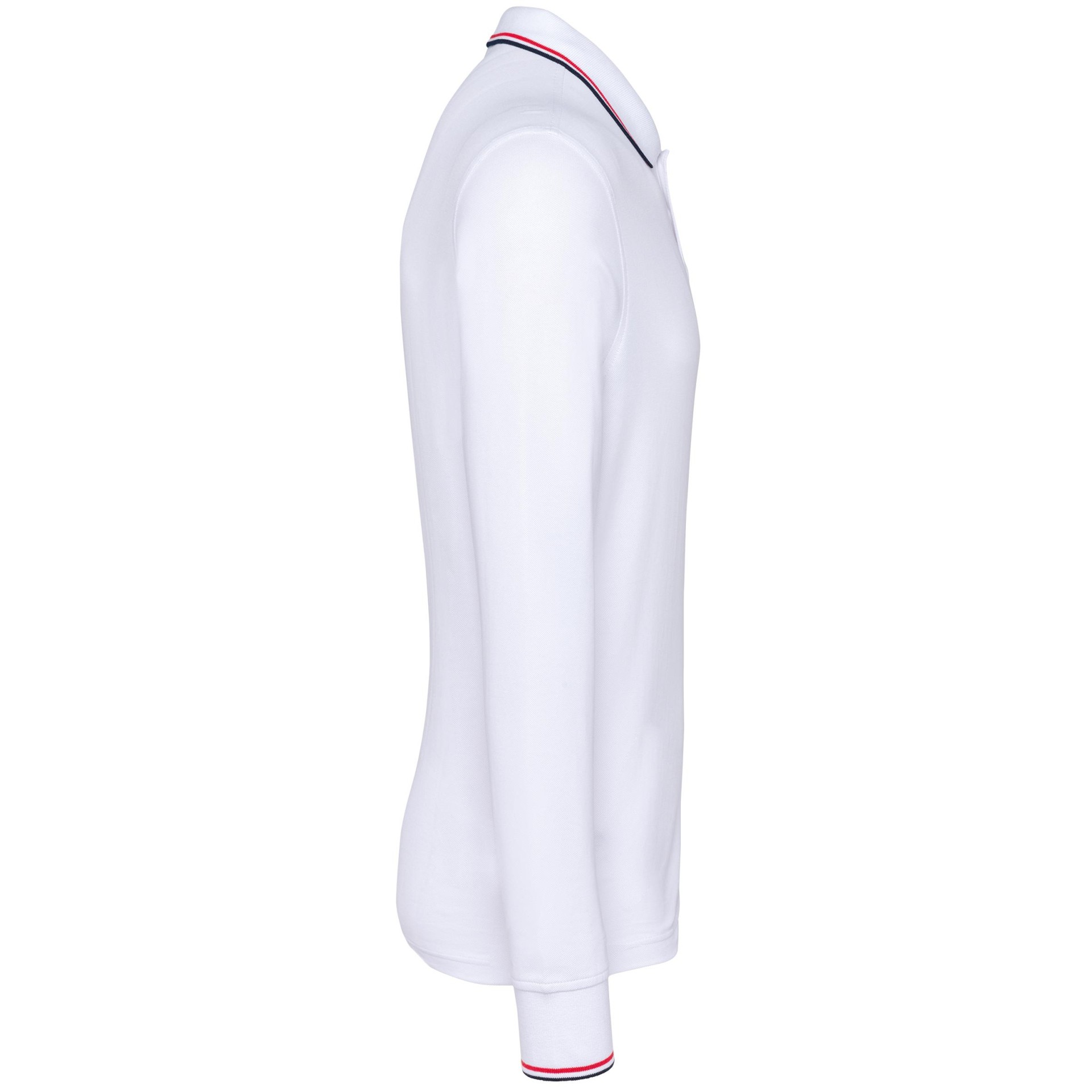Polo malha piqué de manga comprida de homem - K280
