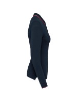 Polo malha piqué de manga comprida de senhora - K281