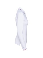 Polo malha piqué de manga comprida de senhora - K281