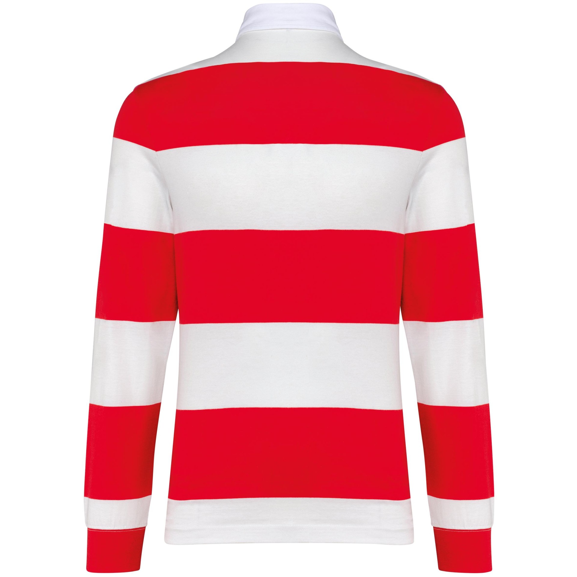 Polo rugby às riscas manga comprida unissexo - K285