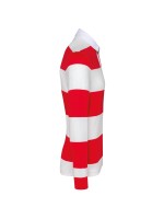 Polo rugby �s riscas manga comprida unissexo - K285