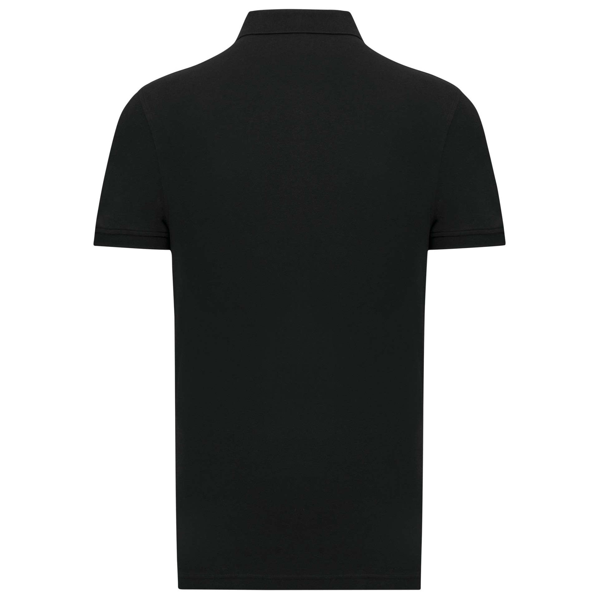 Polo em malha piqué manga curta