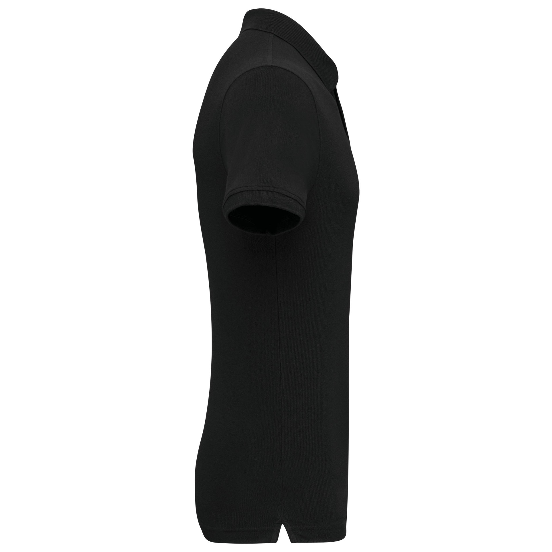 Polo em malha piqué manga curta