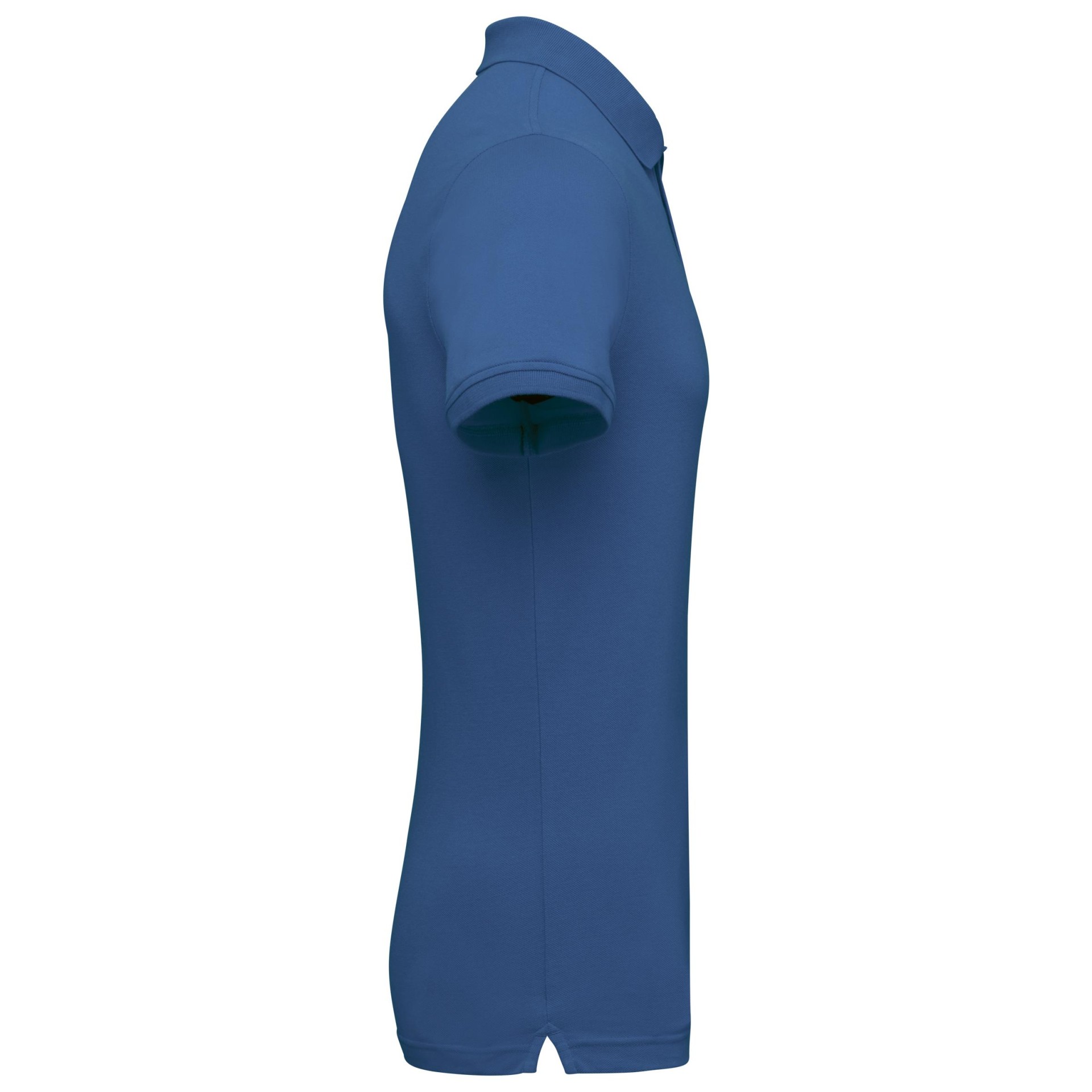 Polo em malha piqué manga curta