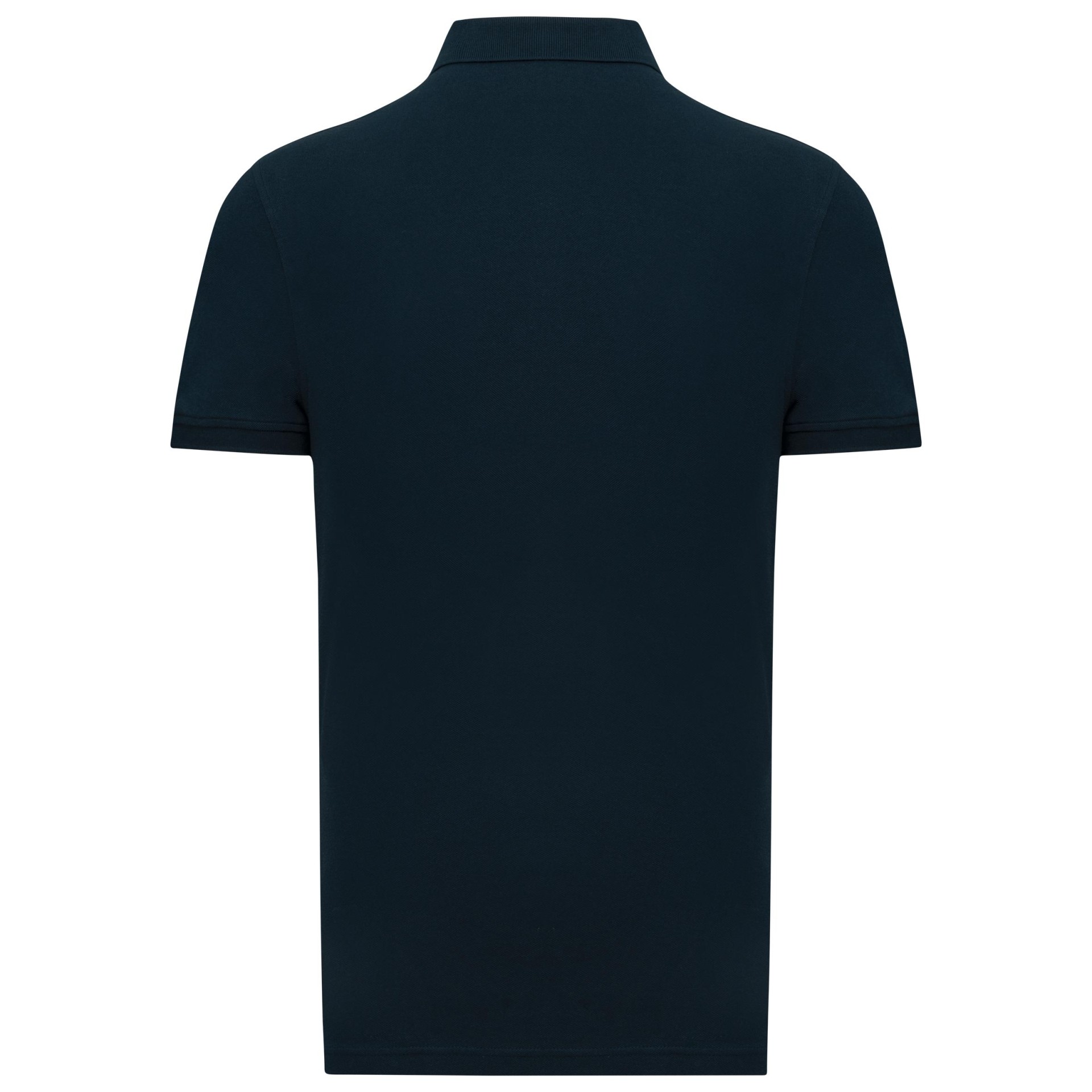 Polo em malha piqué manga curta