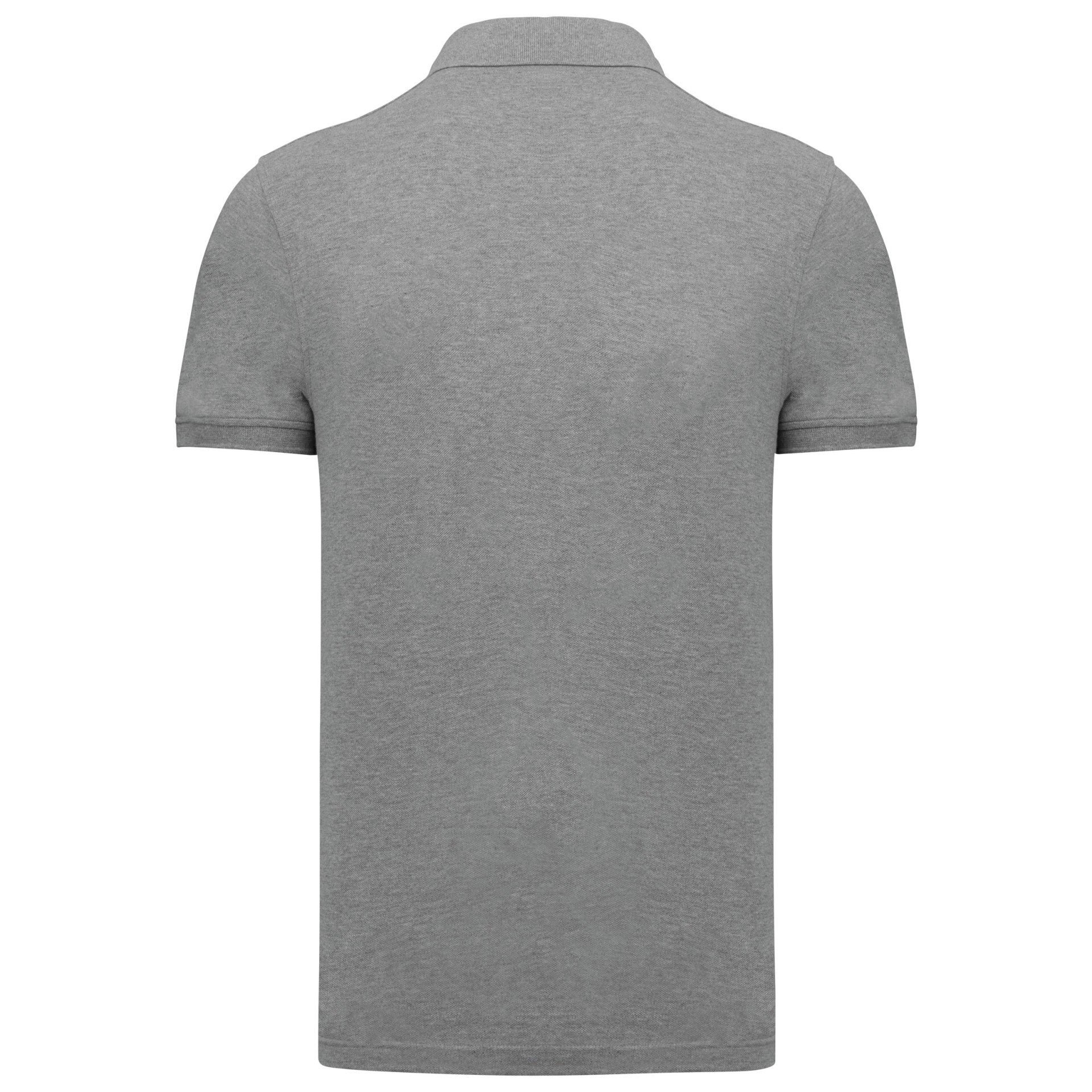 Polo em malha piqué manga curta