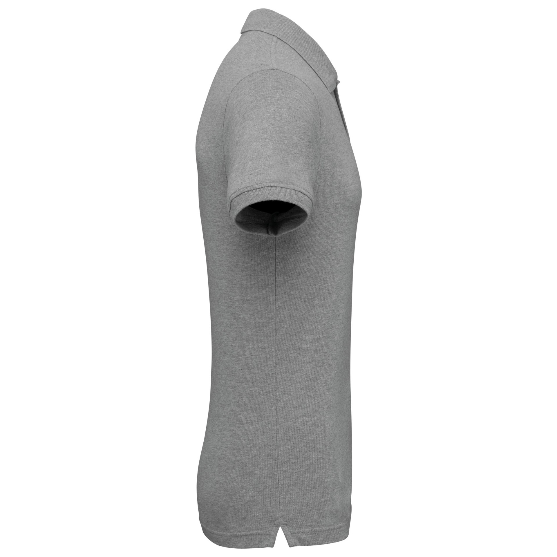 Polo em malha piqué manga curta