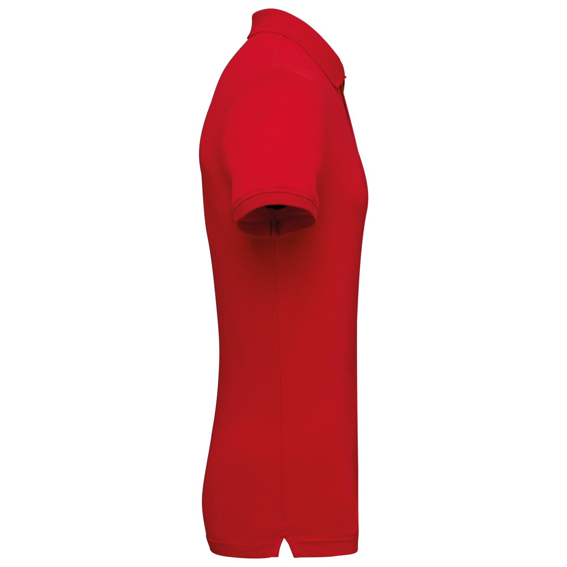 Polo em malha piqué manga curta