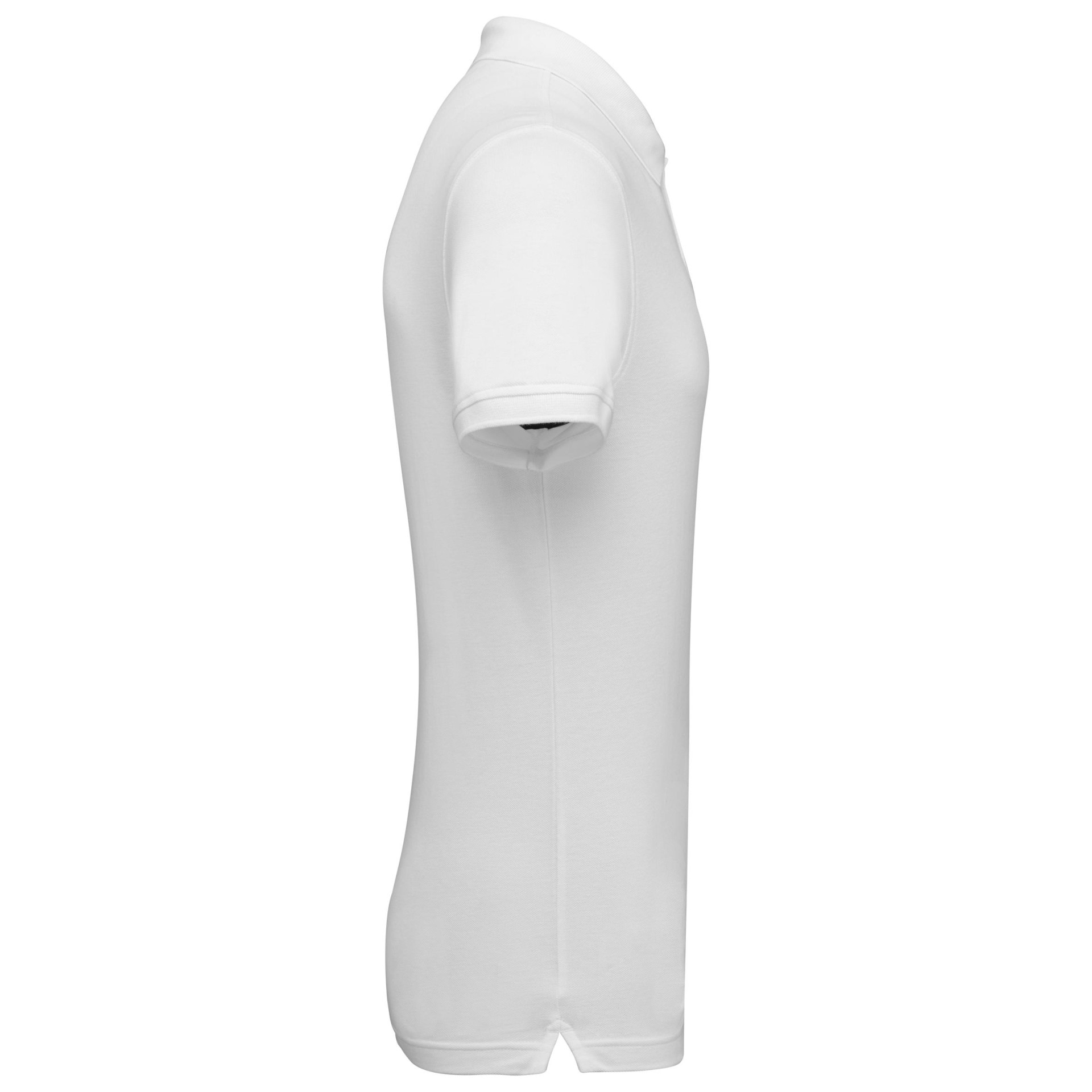 Polo em malha piqué manga curta