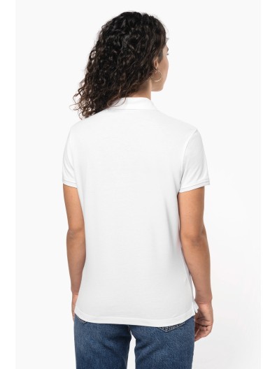 Polo malha piqu manga curta