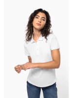 Polo malha piqu manga curta