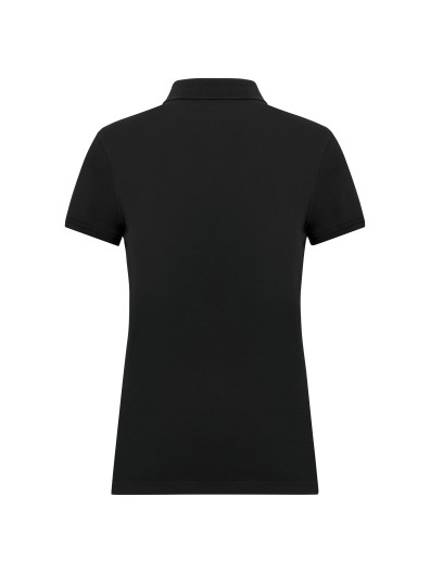 Polo malha piqu manga curta