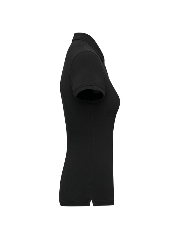 Polo malha piqu manga curta