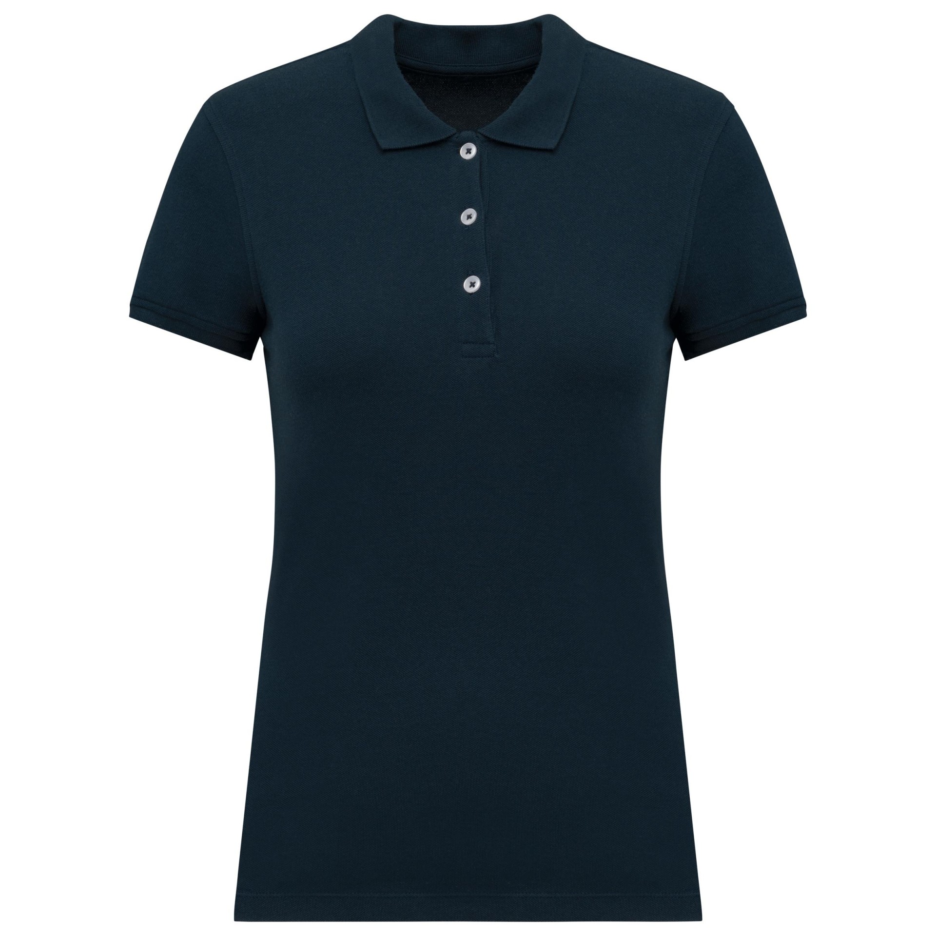 Polo malha piqué manga curta