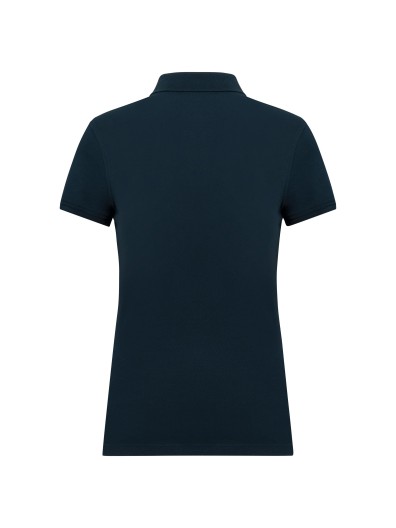 Polo malha piqu manga curta