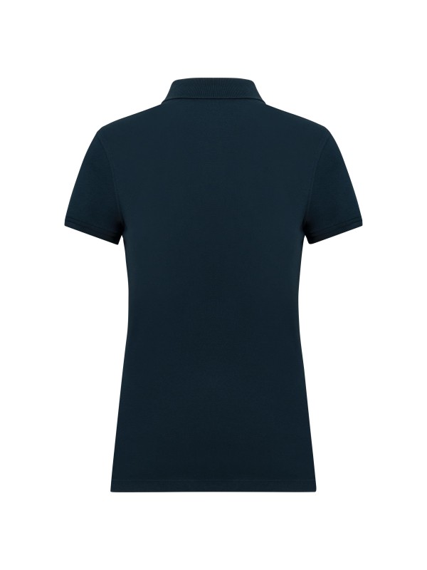 Polo malha piqu manga curta