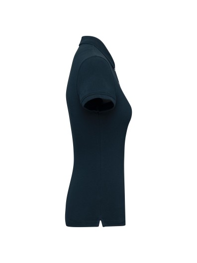 Polo malha piqu manga curta