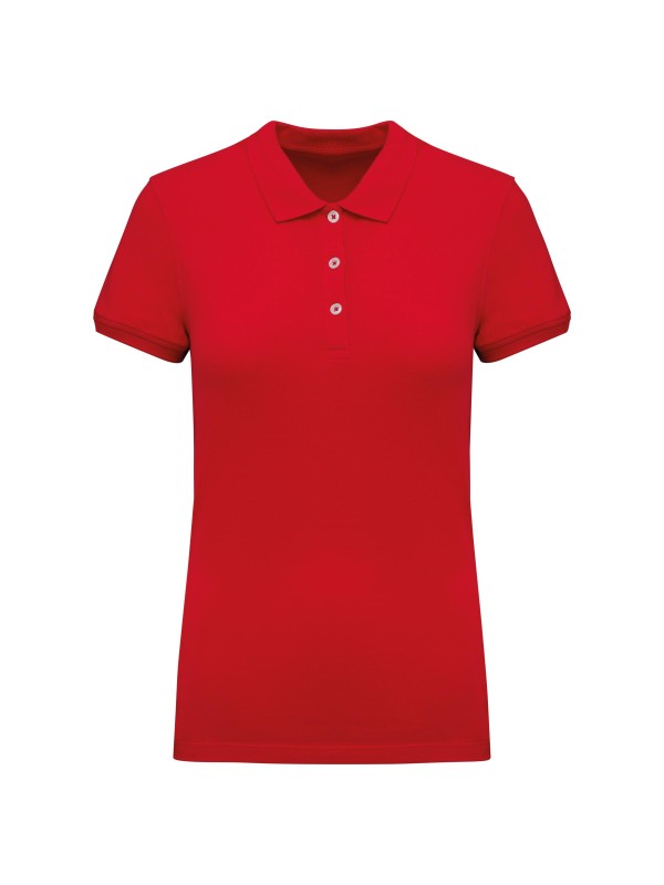 Polo malha piqu manga curta
