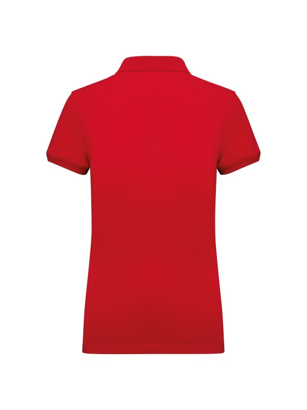 Polo malha piqu manga curta