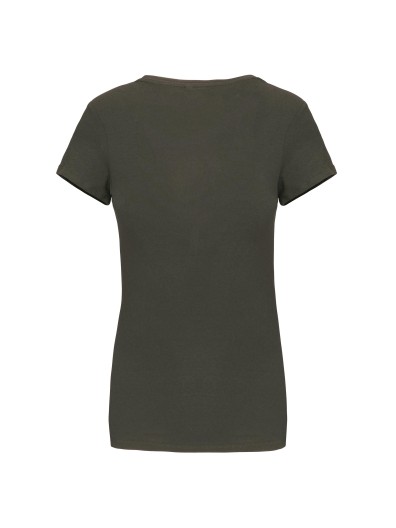 T-shirt decote redondo de manga curta