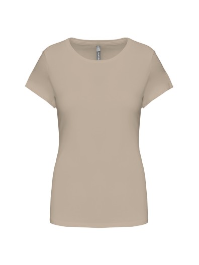 T-shirt decote redondo de manga curta