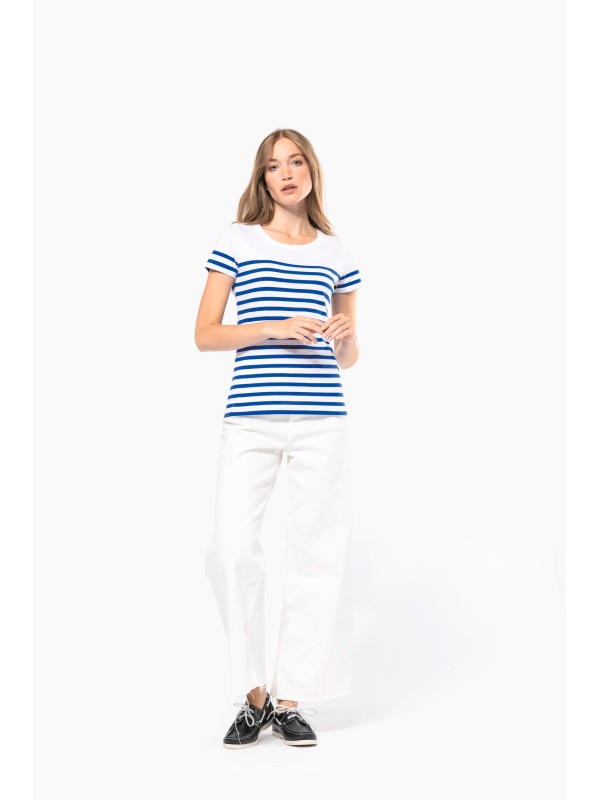 T-shirt estilo marinheiro senhora - K3034