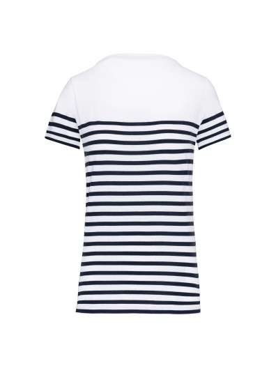 T-shirt estilo marinheiro senhora - K3034 T-shirt estilo marinheiro senhora - K3034