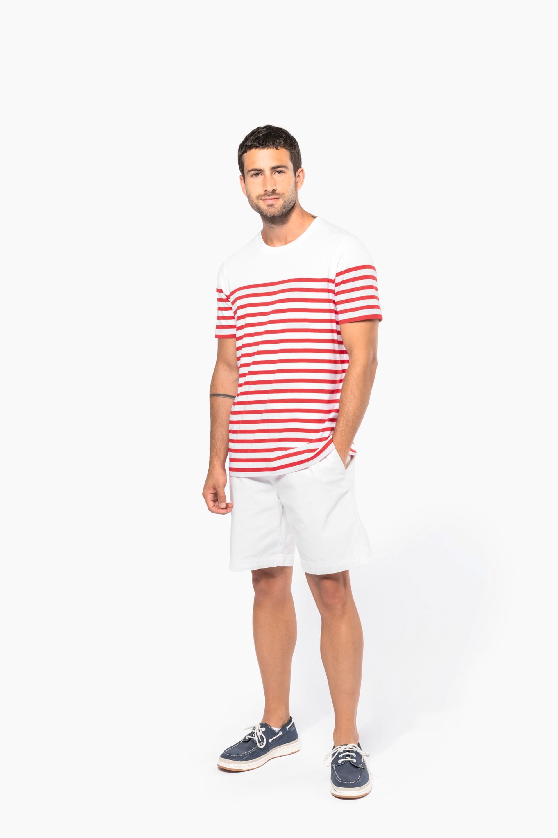 T-shirt estilo marinheiro homem - K3033