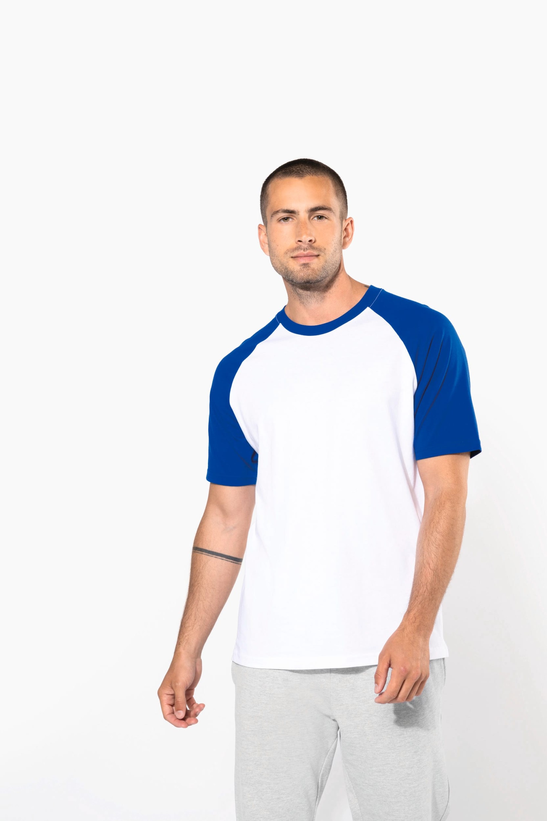 T-shirt Estilo Baseball de homem - K330