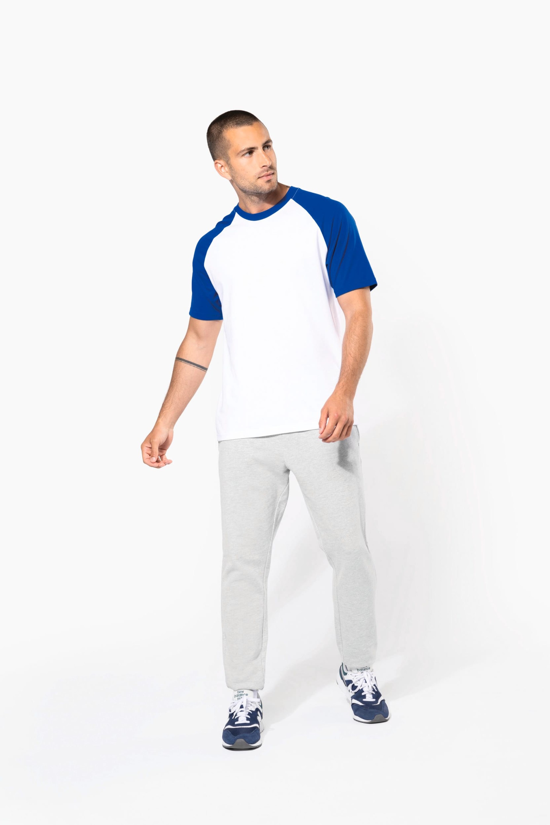 T-shirt Estilo Baseball de homem - K330