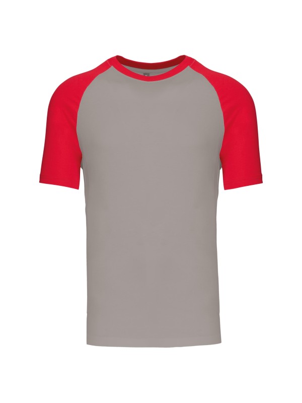 T-shirt Estilo Baseball de homem - K330