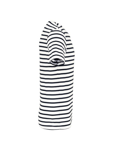 T-shirt estilo marinheiro de manga curta com bolso- K378
