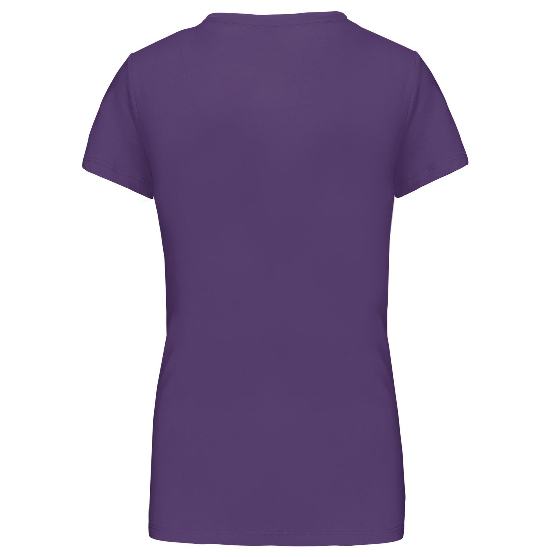 T-shirt de senhora de manga curta e decote V - K381