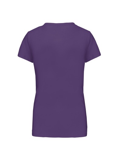 T-shirt de senhora de manga curta e decote V - K381 T-shirt de senhora de manga curta e decote V - K381