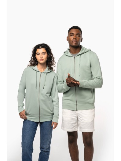 Sweatshirt com fecho e capuz unissexo  - K4008
