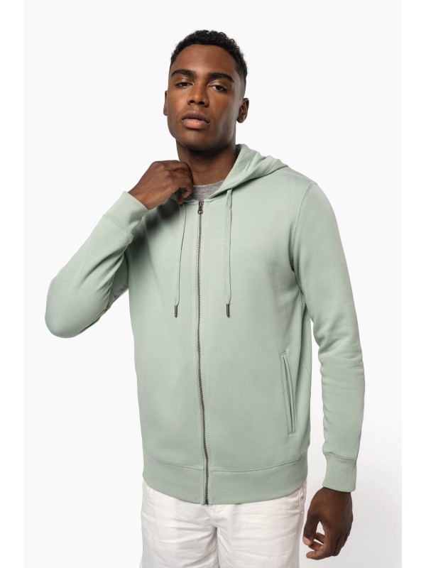 Sweatshirt com fecho e capuz unissexo - K4008