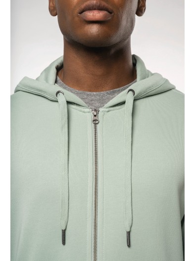 Sweatshirt com fecho e capuz unissexo  - K4008