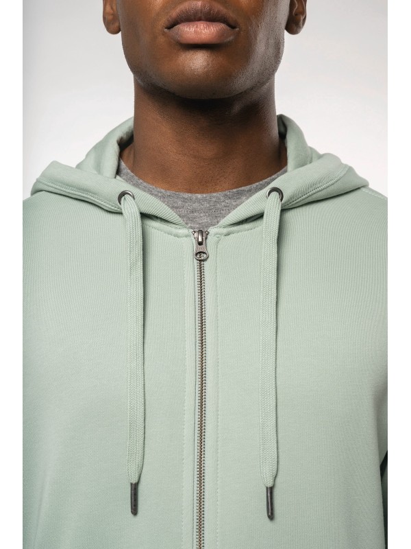 Sweatshirt com fecho e capuz unissexo - K4008