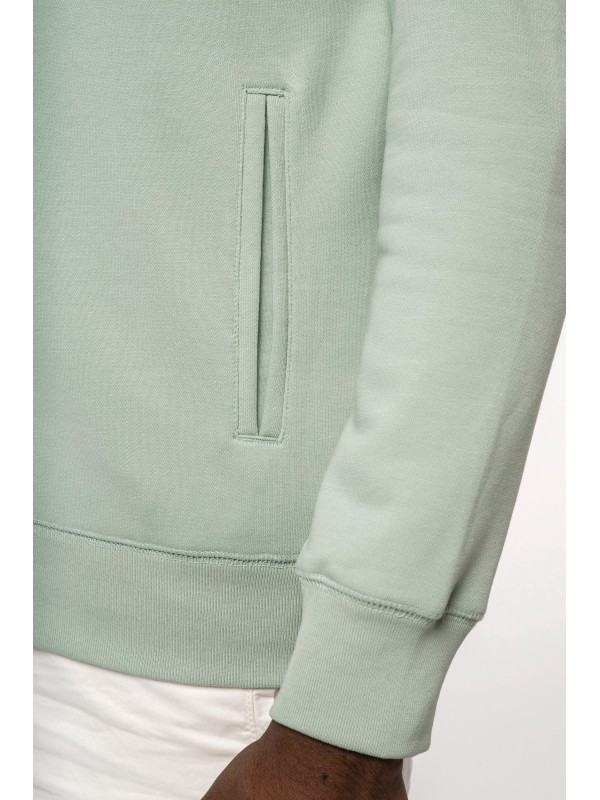 Sweatshirt com fecho e capuz unissexo - K4008