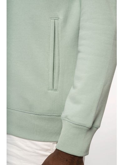 Sweatshirt com fecho e capuz unissexo  - K4008