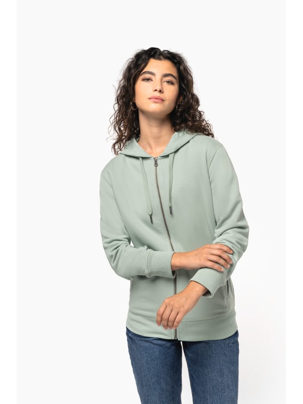 Sweatshirt com fecho e capuz unissexo - K4008