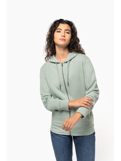 Sweatshirt com fecho e capuz unissexo  - K4008