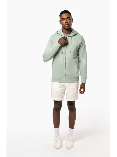 Sweatshirt com fecho e capuz unissexo  - K4008