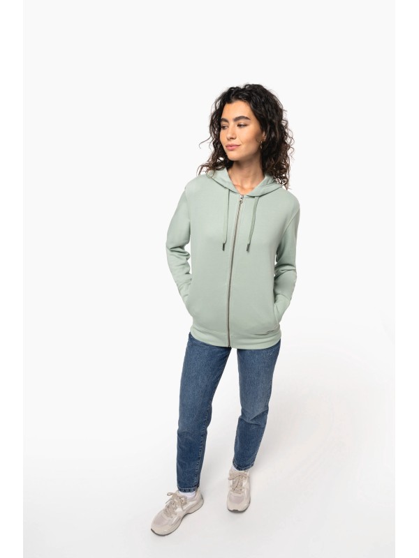 Sweatshirt com fecho e capuz unissexo - K4008