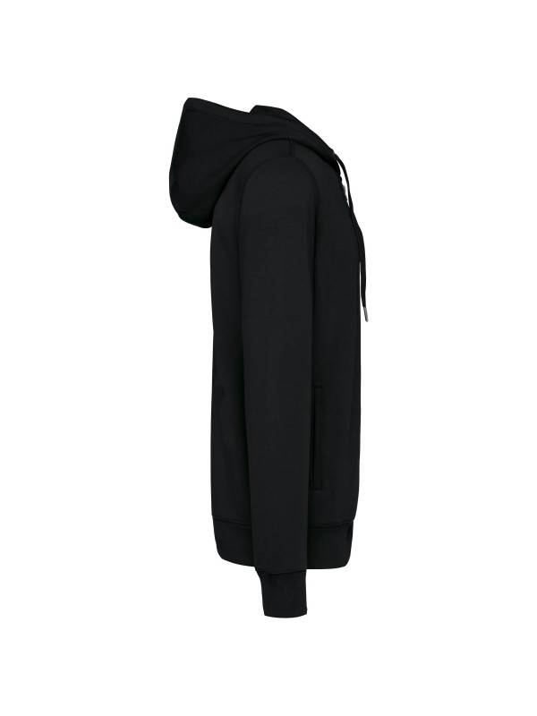 Sweatshirt com fecho e capuz unissexo - K4008