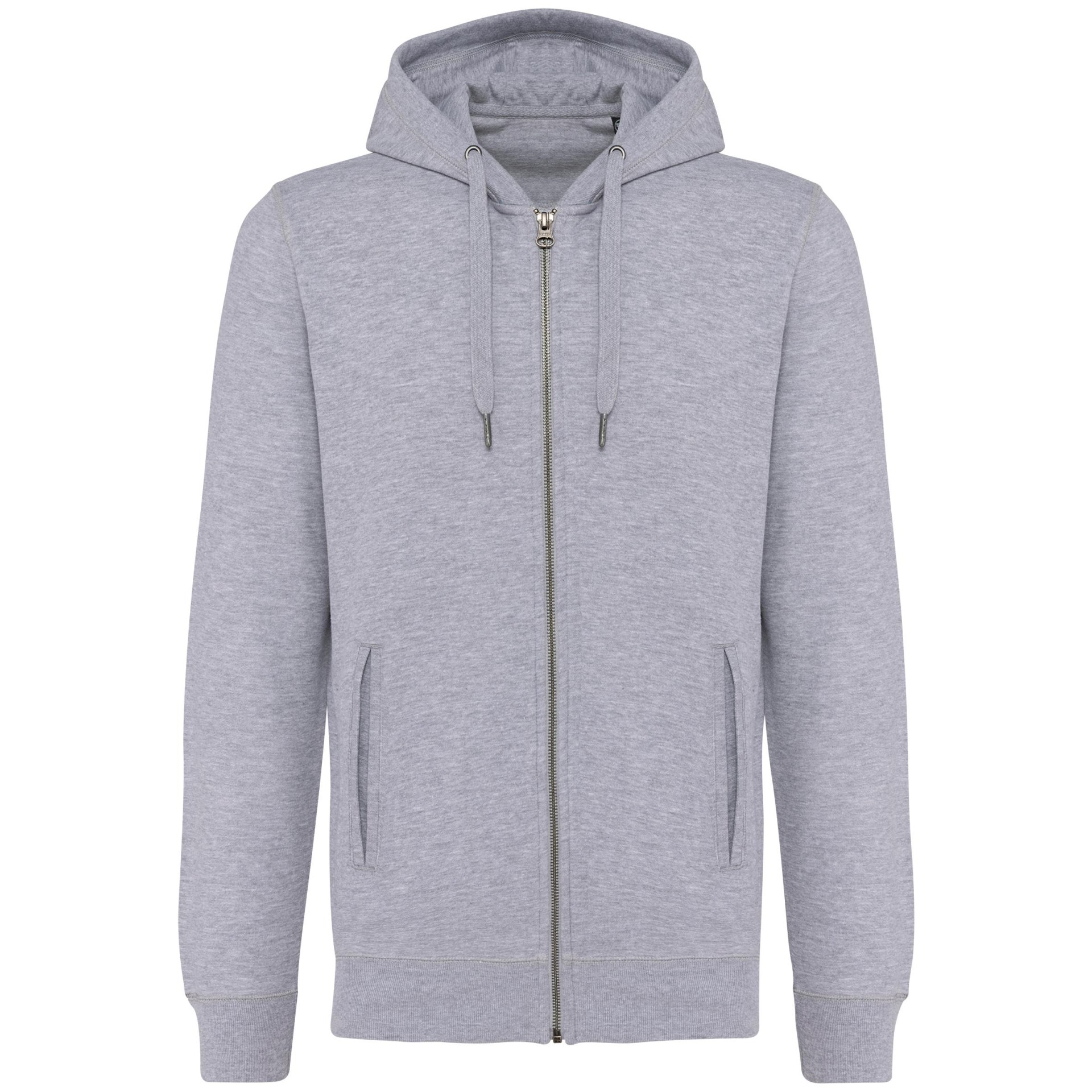 Sweatshirt com fecho e capuz unissexo - K4008